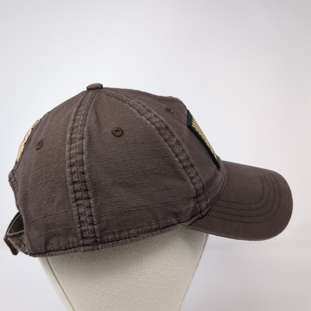 Kryptek Patch Flag Strapback Baseball Cap Brown O… - image 5